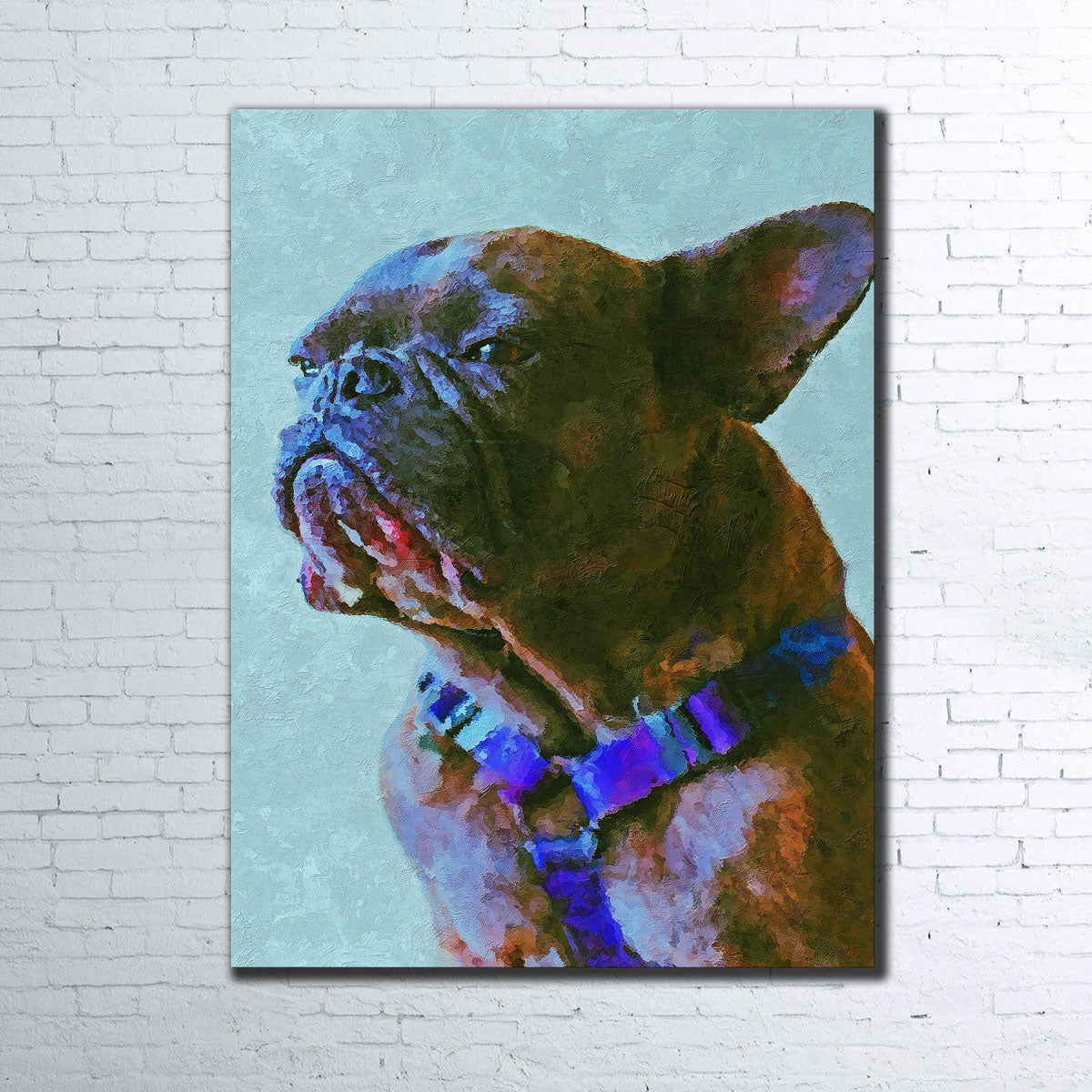Pug 2 Painting Wall Art