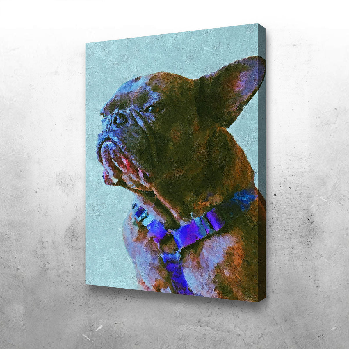 Pug 2 Painting Wall Art