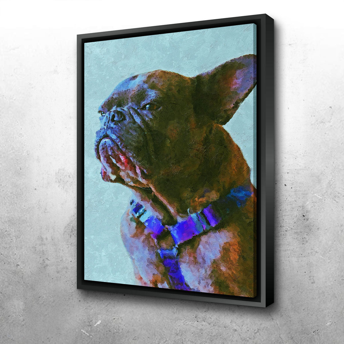 Pug 2 Painting Wall Art