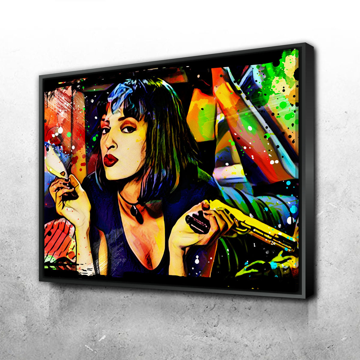 Abstract Pulp Fiction Wall Art