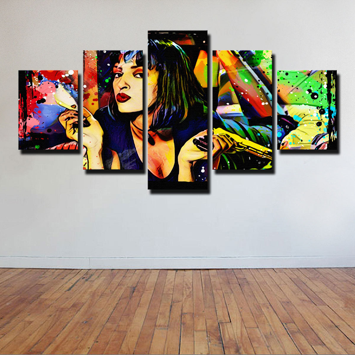 Abstract Pulp Fiction Wall Art