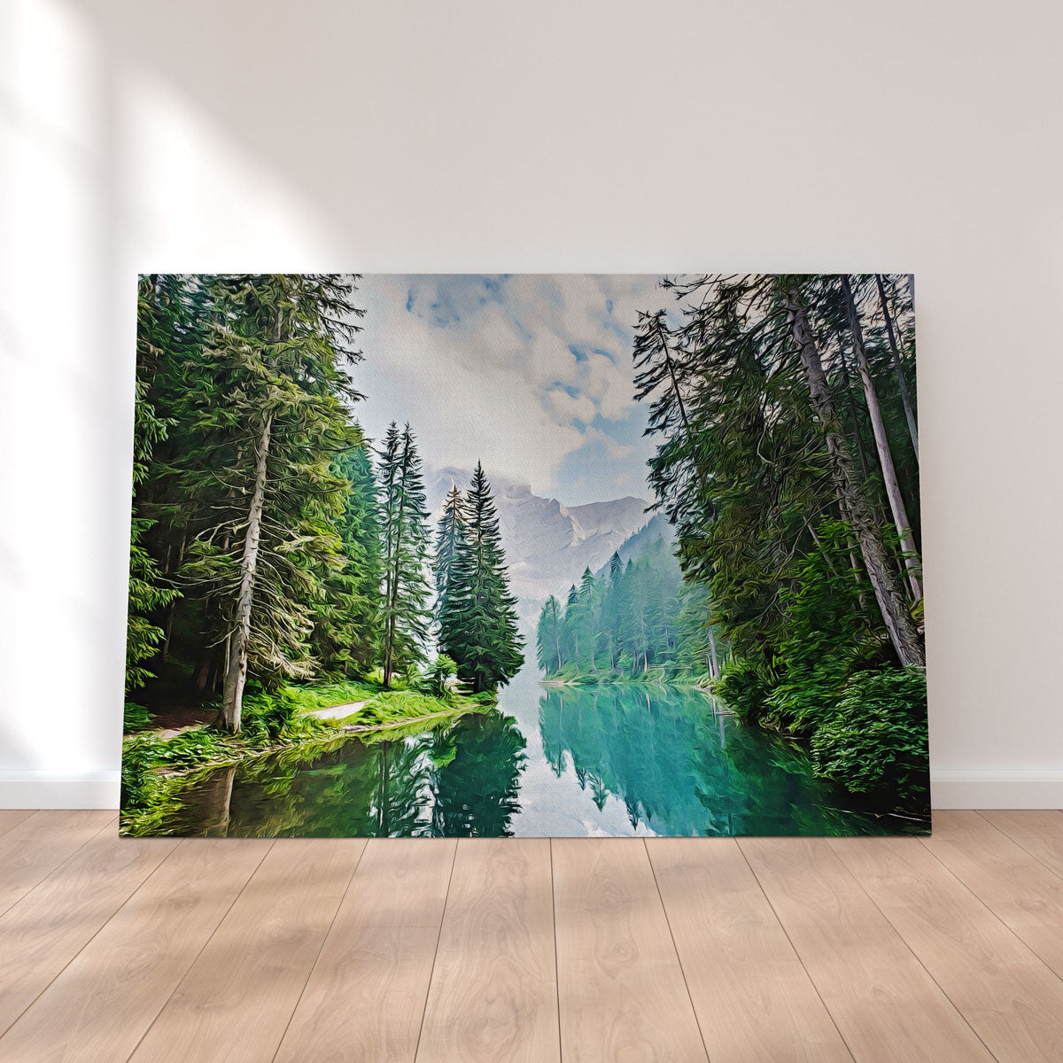 Quiet Mountain Lake Wall Art