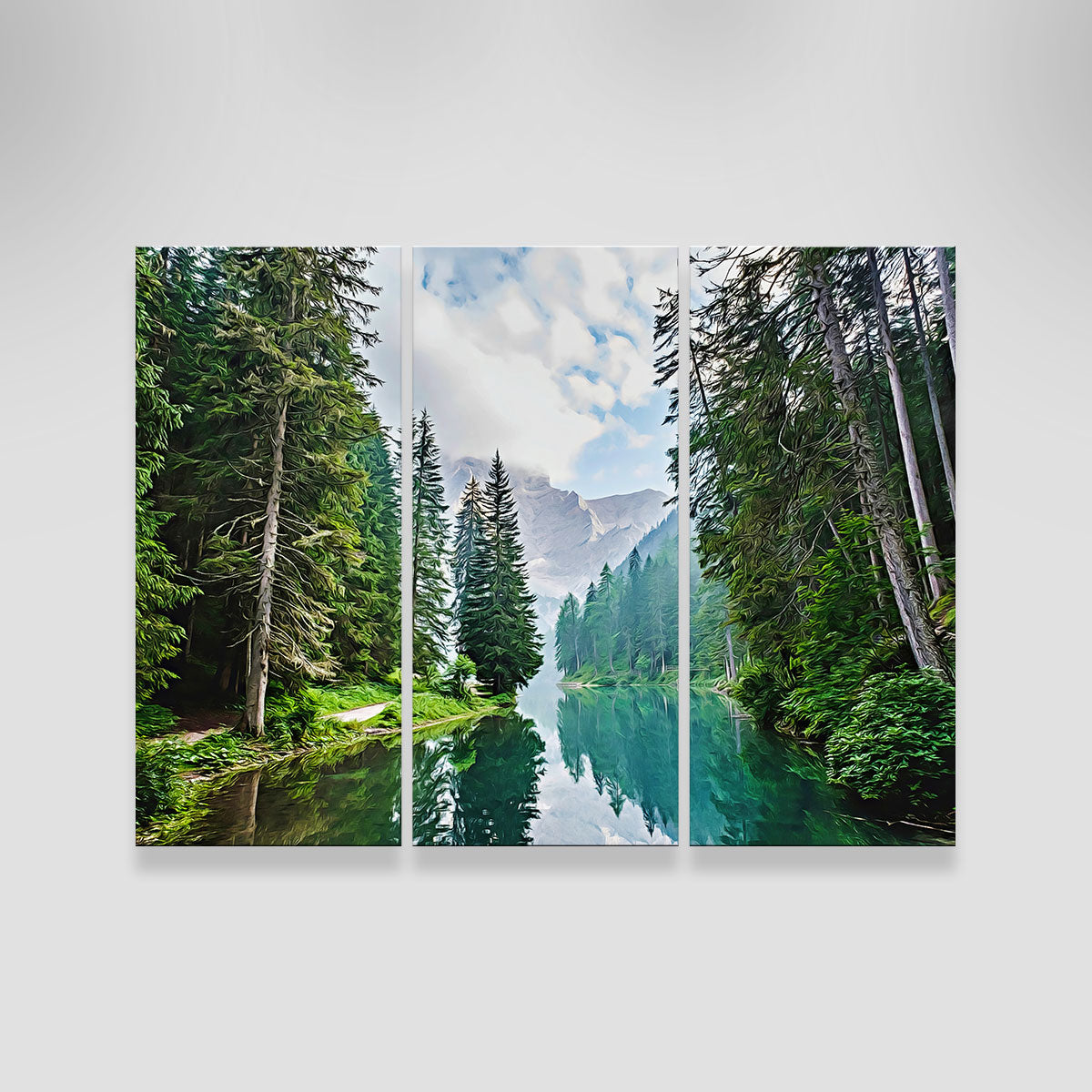 Quiet Mountain Lake Wall Art