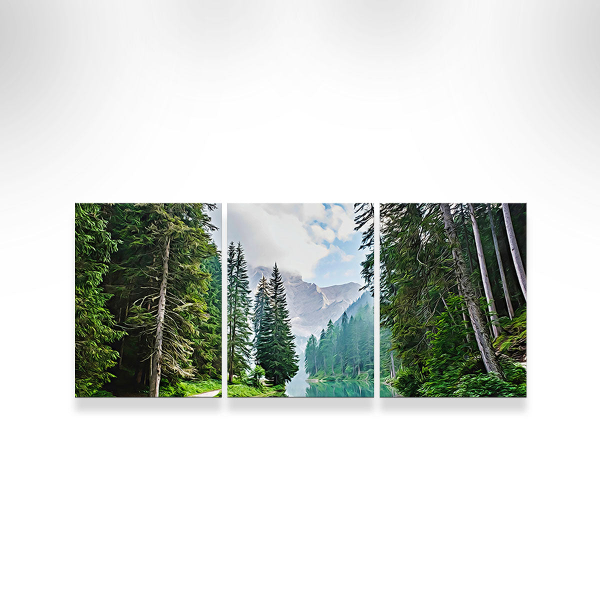 Quiet Mountain Lake Wall Art