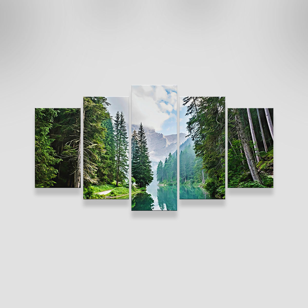 Quiet Mountain Lake Wall Art