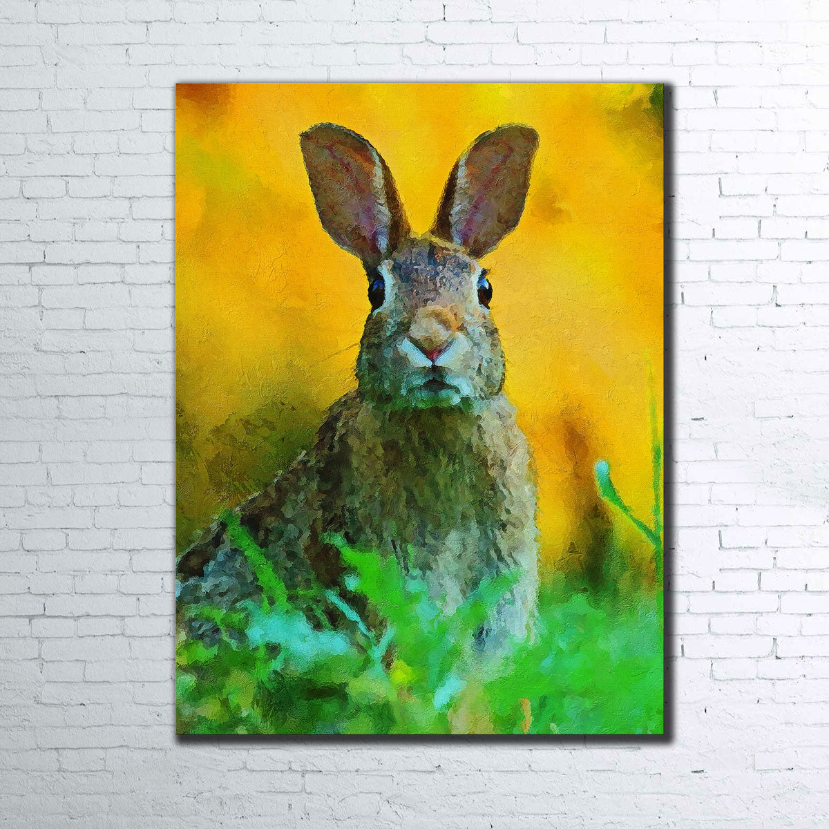 Rabbit Painting Wall Art