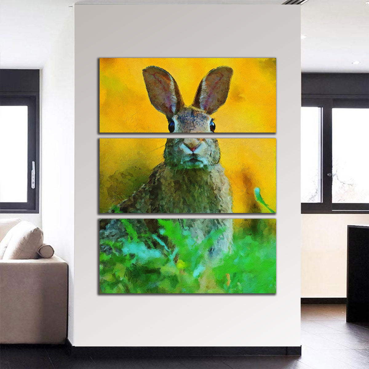 Rabbit Painting Wall Art