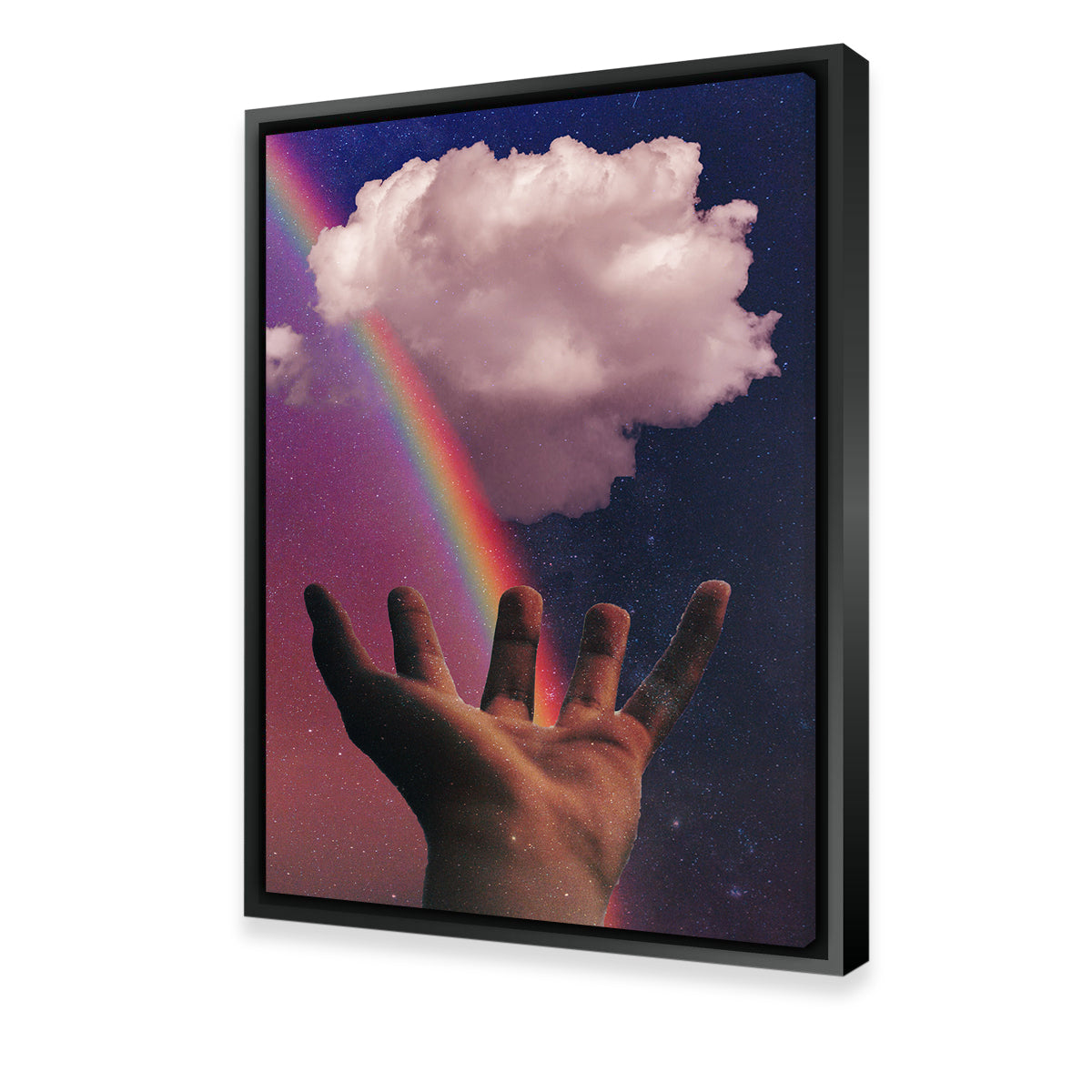 Rainbow Hand Wall Art