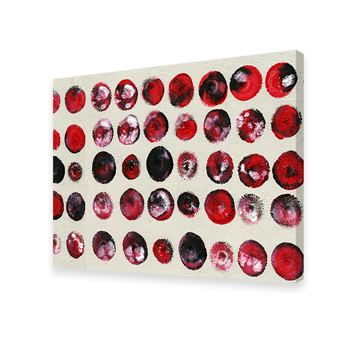 Red Circles Wall Art
