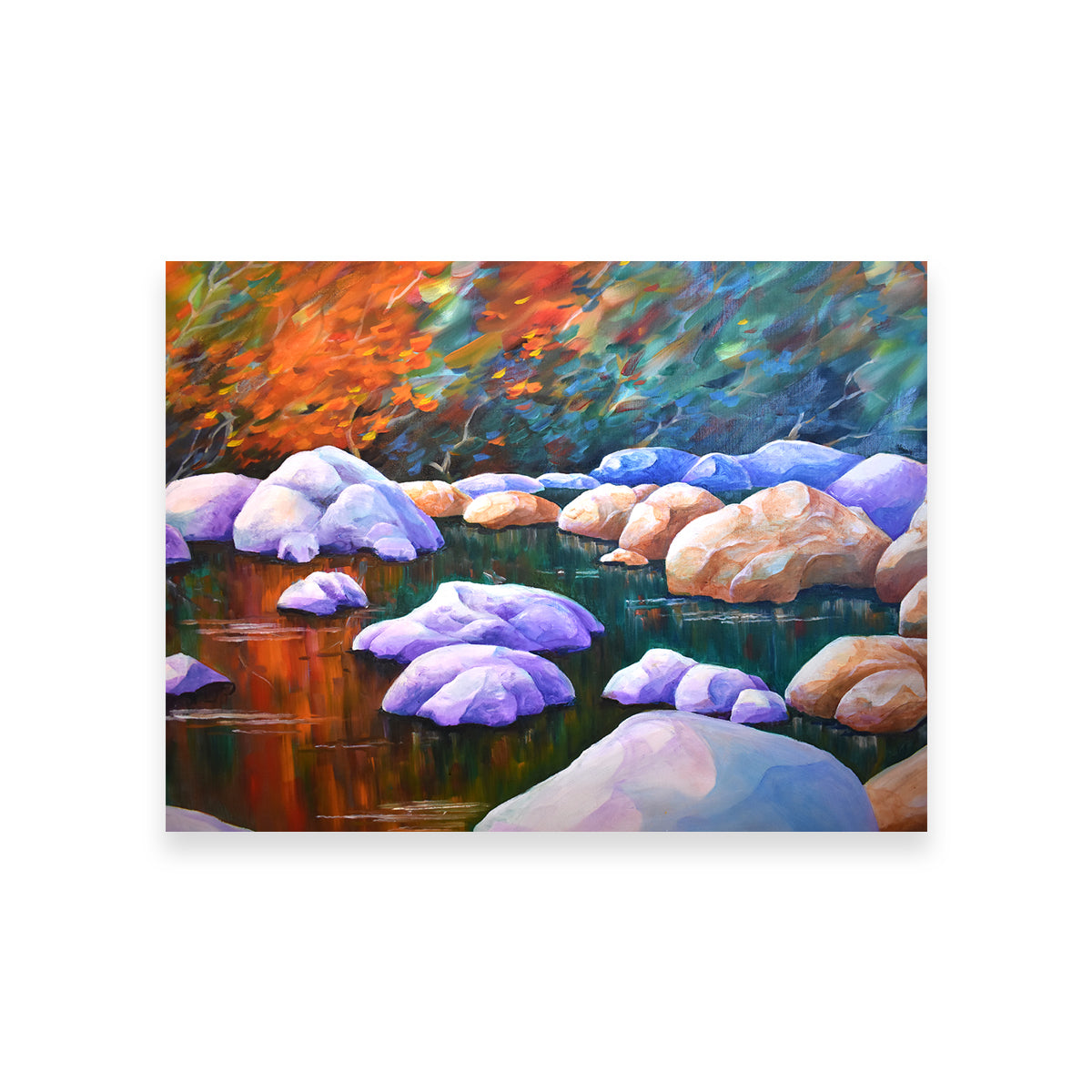 River's Quiet Moment Wall Art