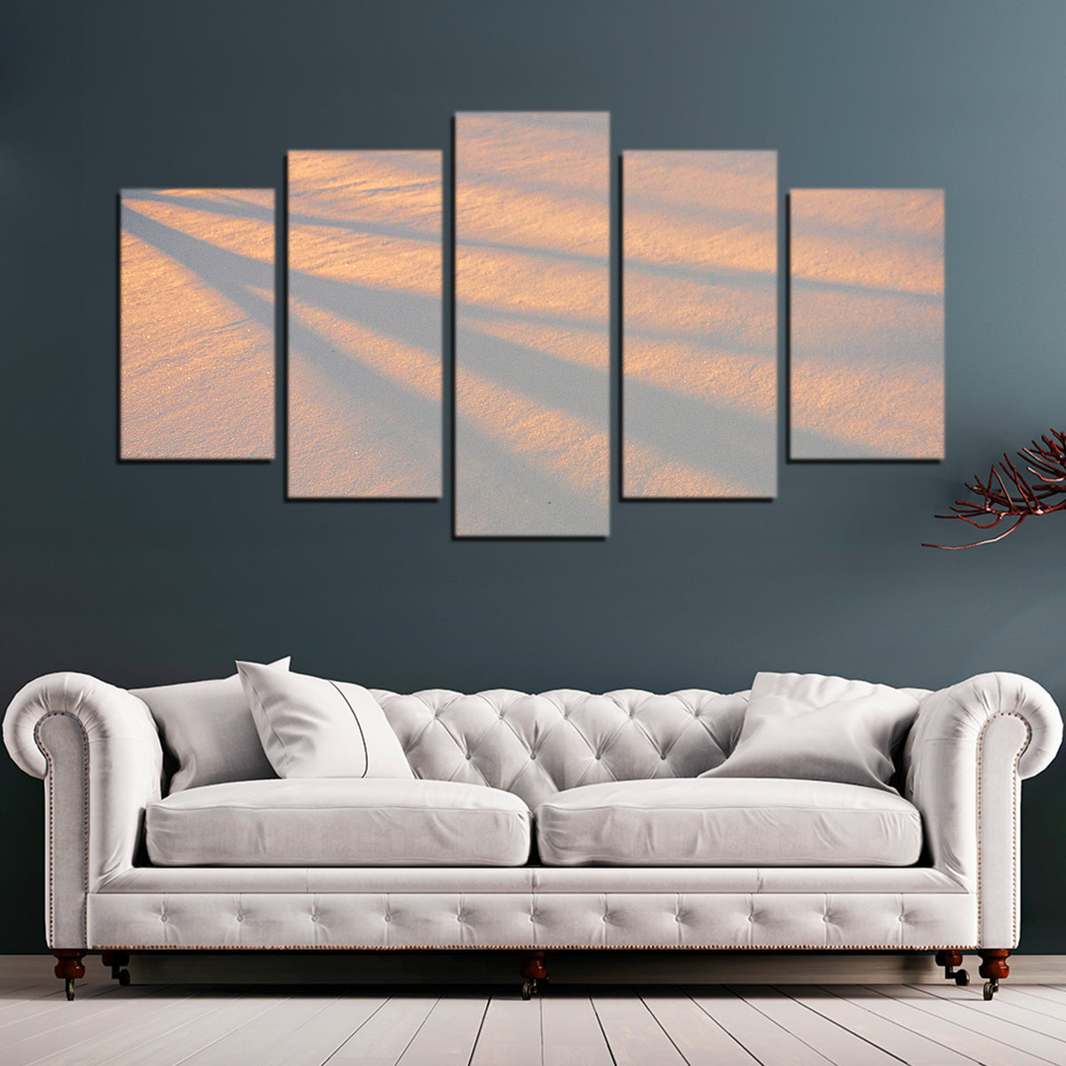 Shadows in the Snow Wall Art