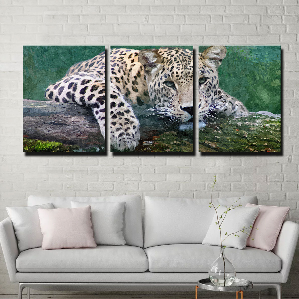Snow Leopard Wall Art