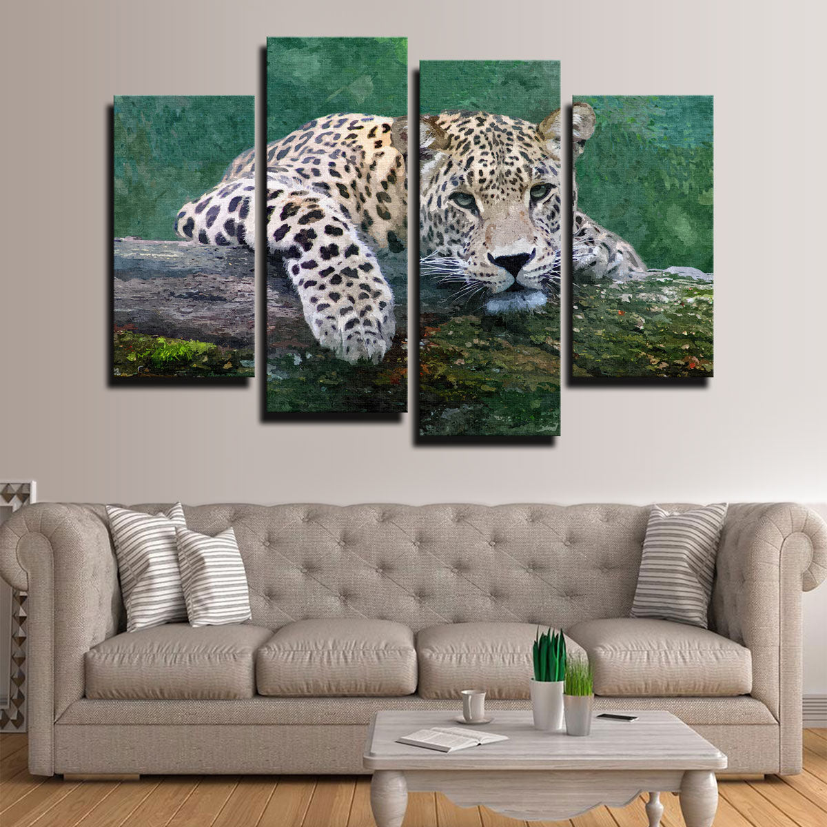Snow Leopard Wall Art