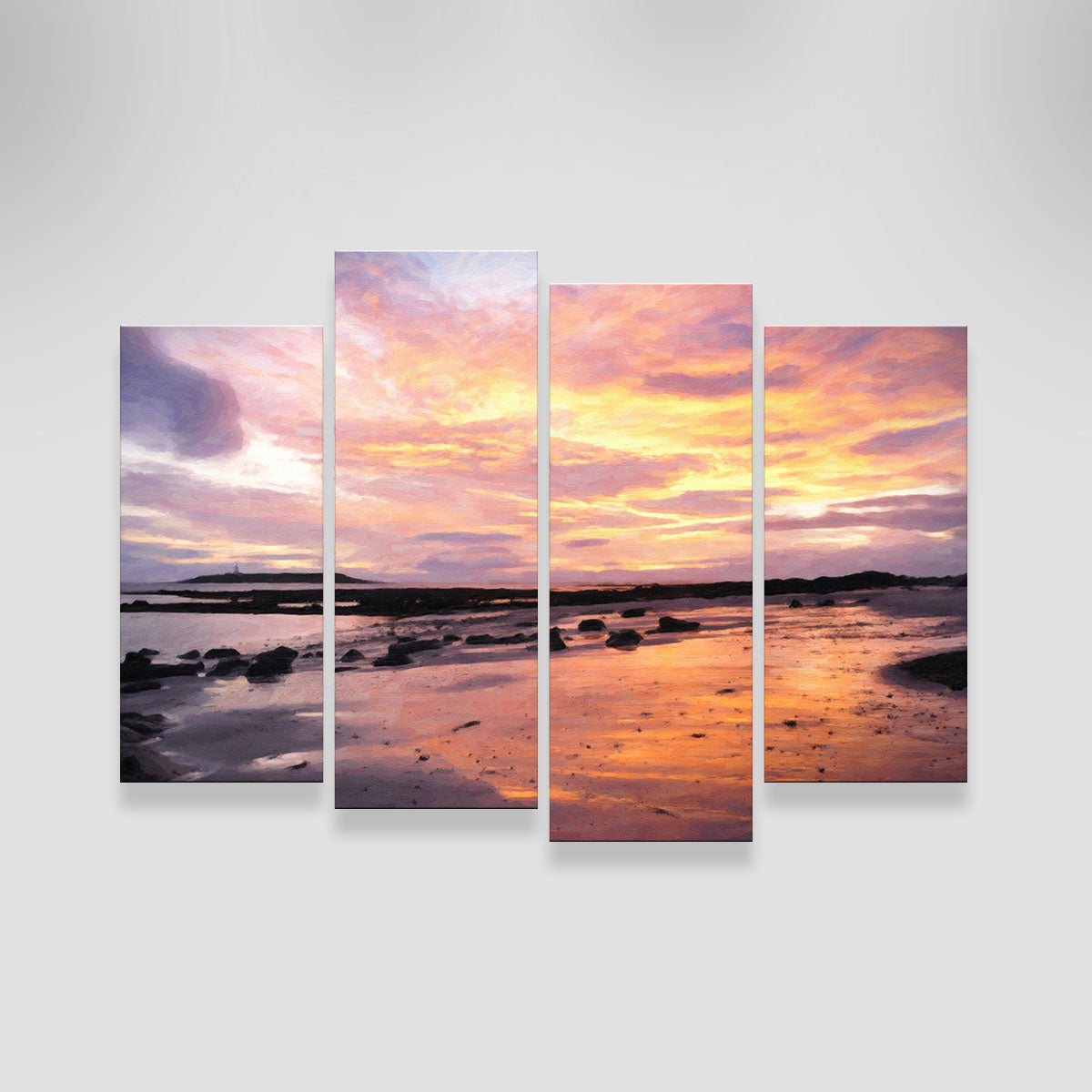 Soft Golden Sunrise Wall Art