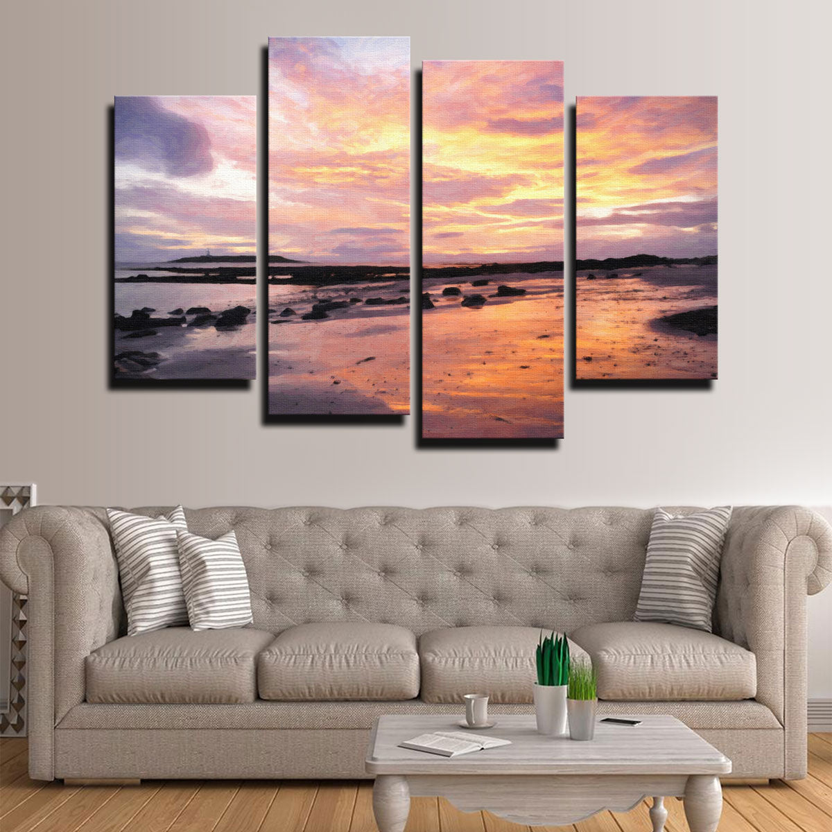 Soft Golden Sunrise Wall Art