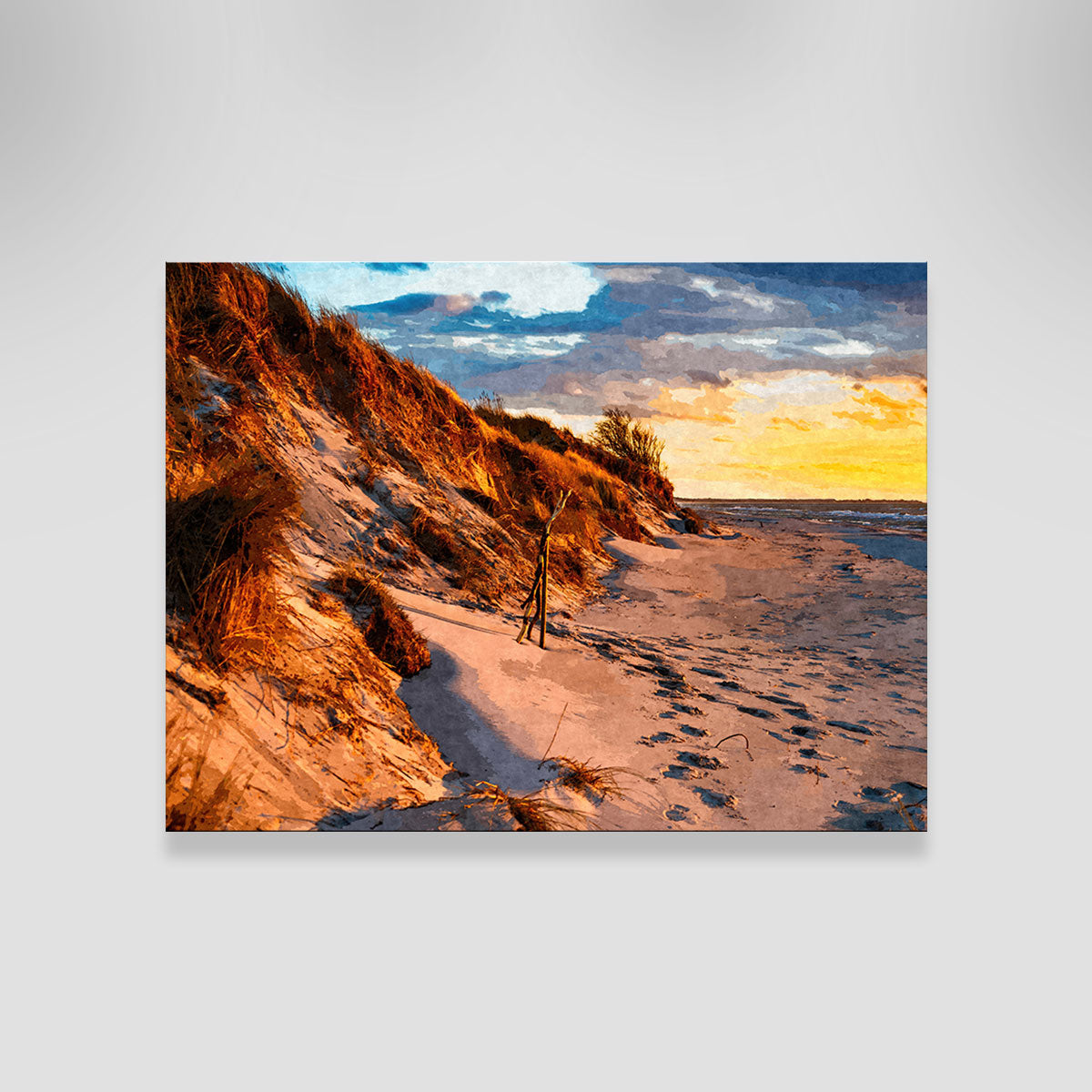 Sunset On The Dunes Wall Art