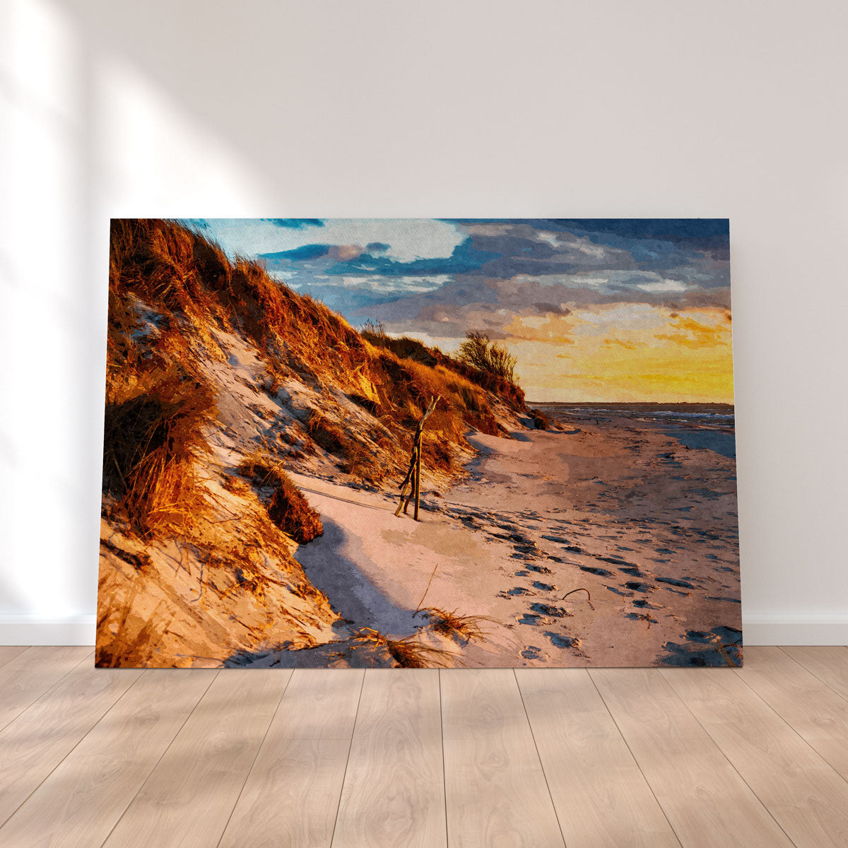 Sunset On The Dunes Wall Art
