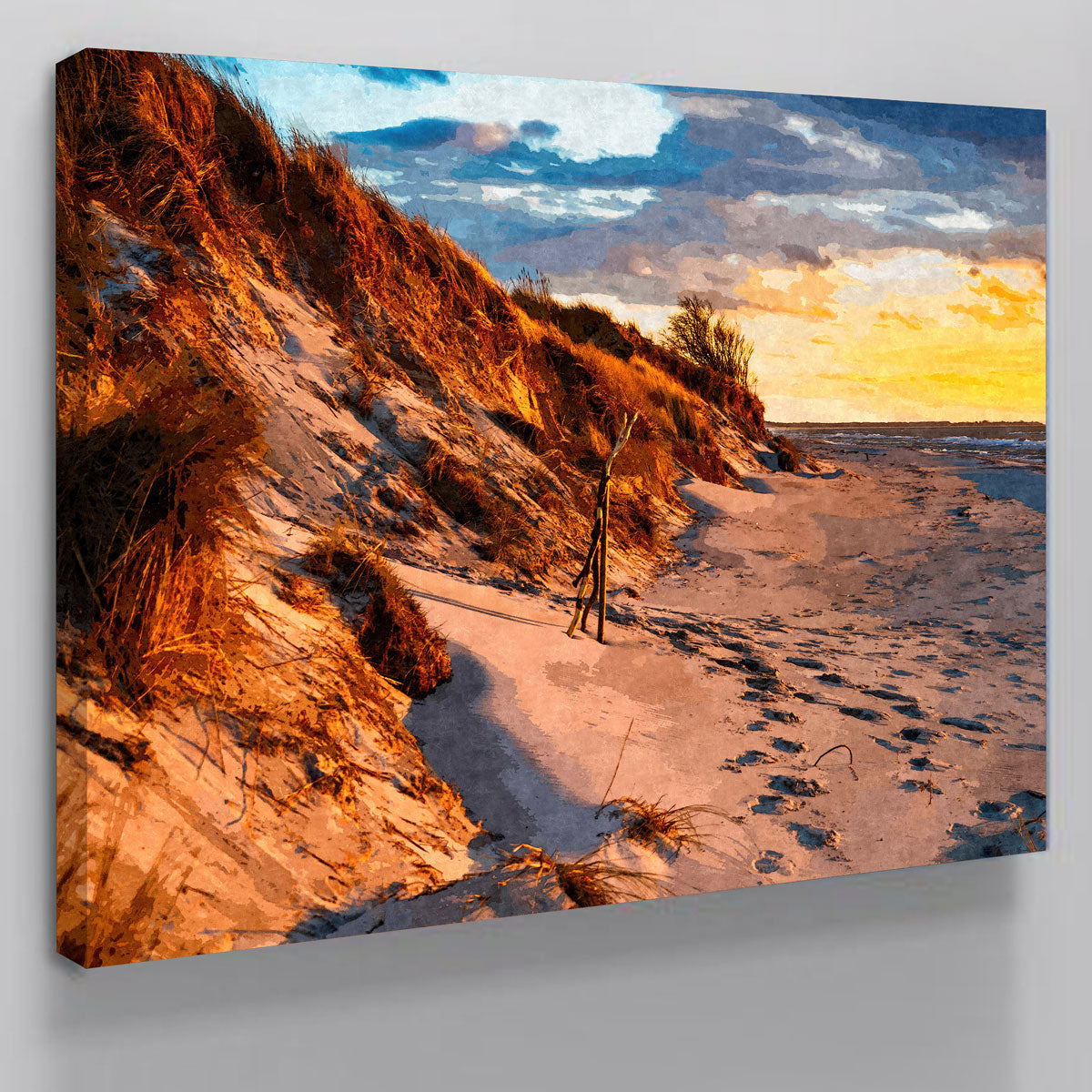 Sunset On The Dunes Wall Art