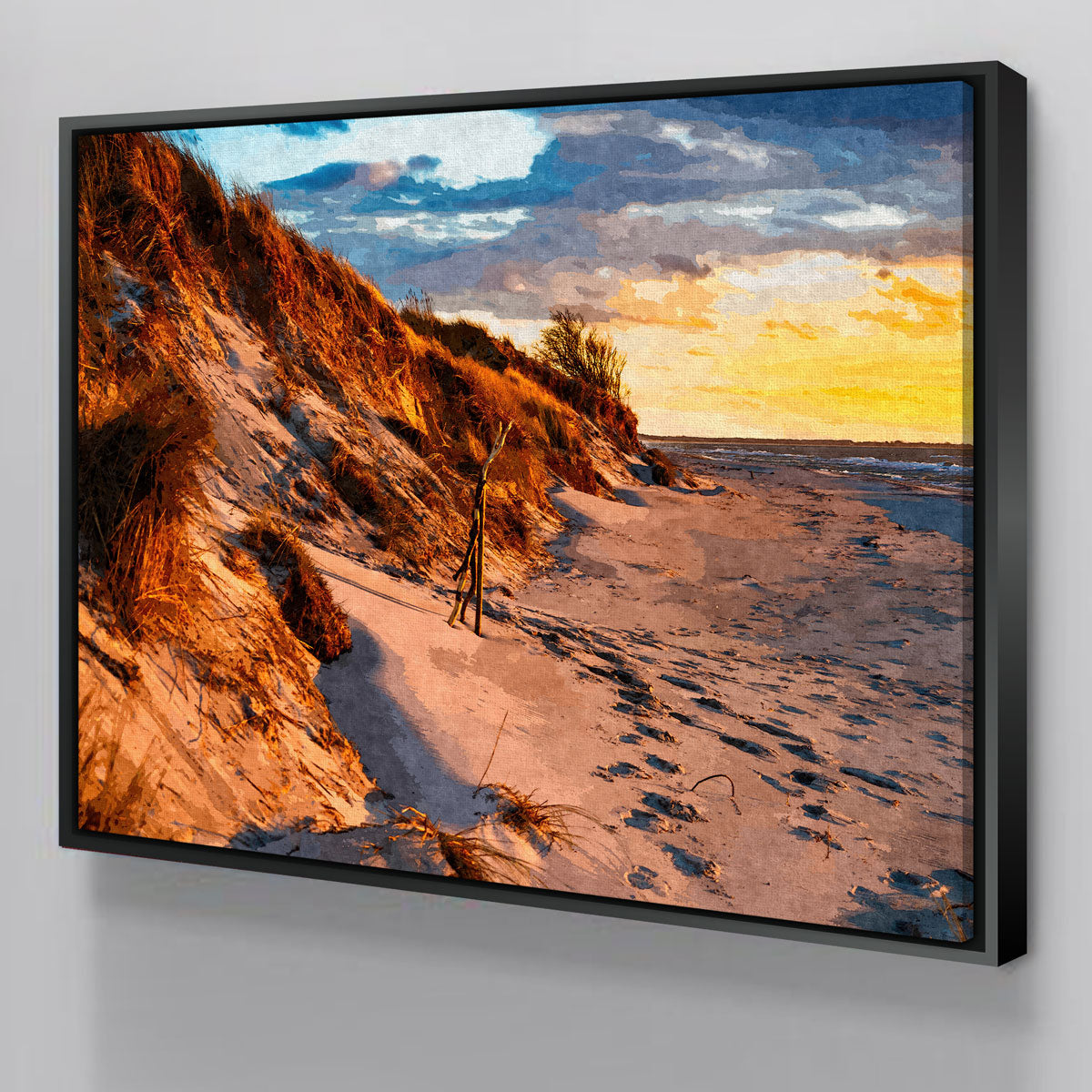 Sunset On The Dunes Wall Art