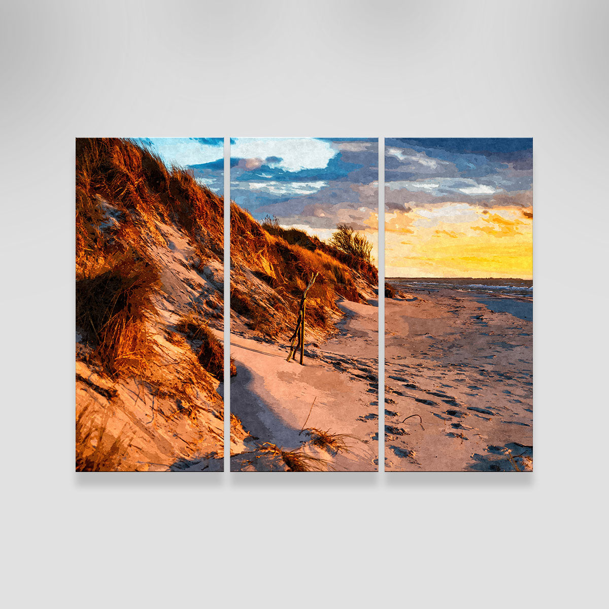 Sunset On The Dunes Wall Art