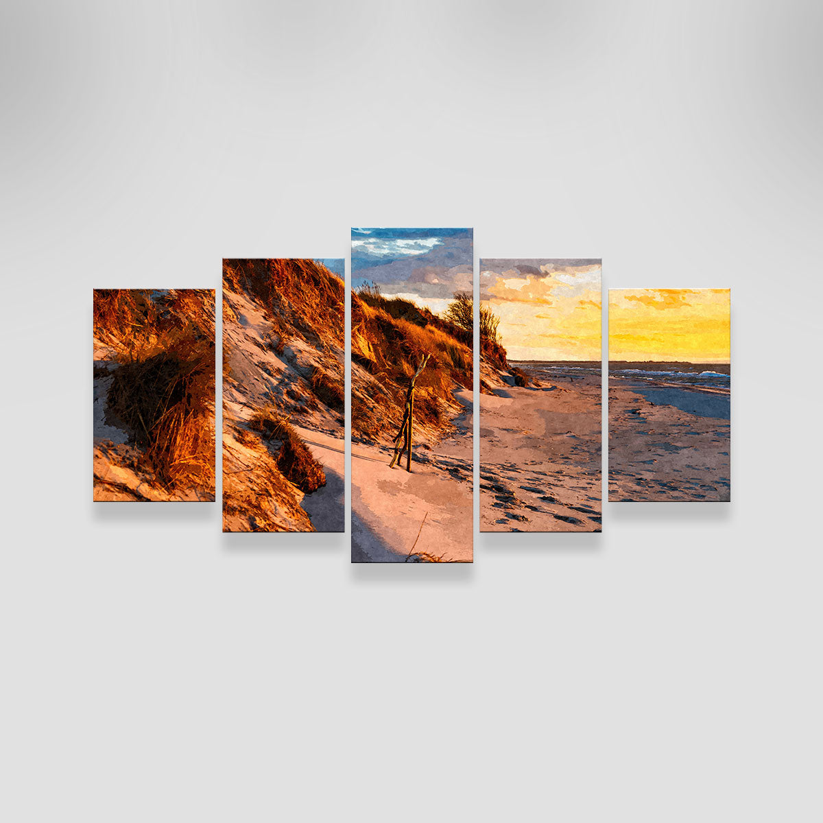 Sunset On The Dunes Wall Art