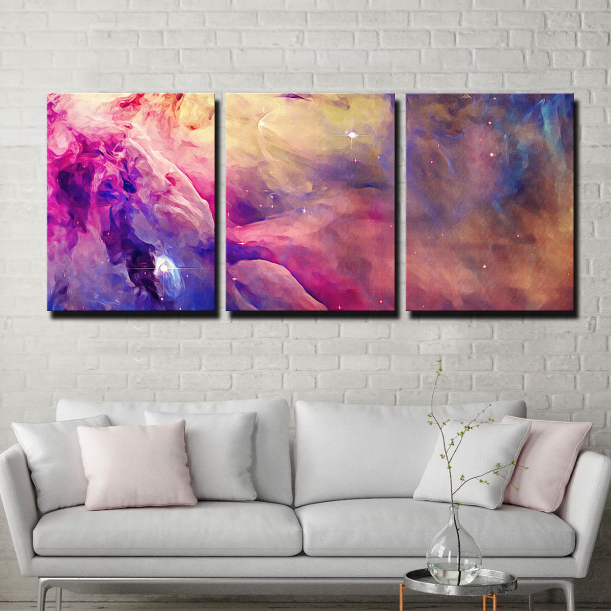 Translucent Cosmic Clouds Wall Art