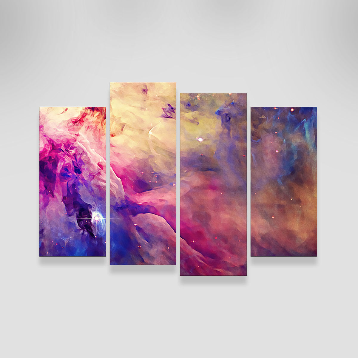 Translucent Cosmic Clouds Wall Art