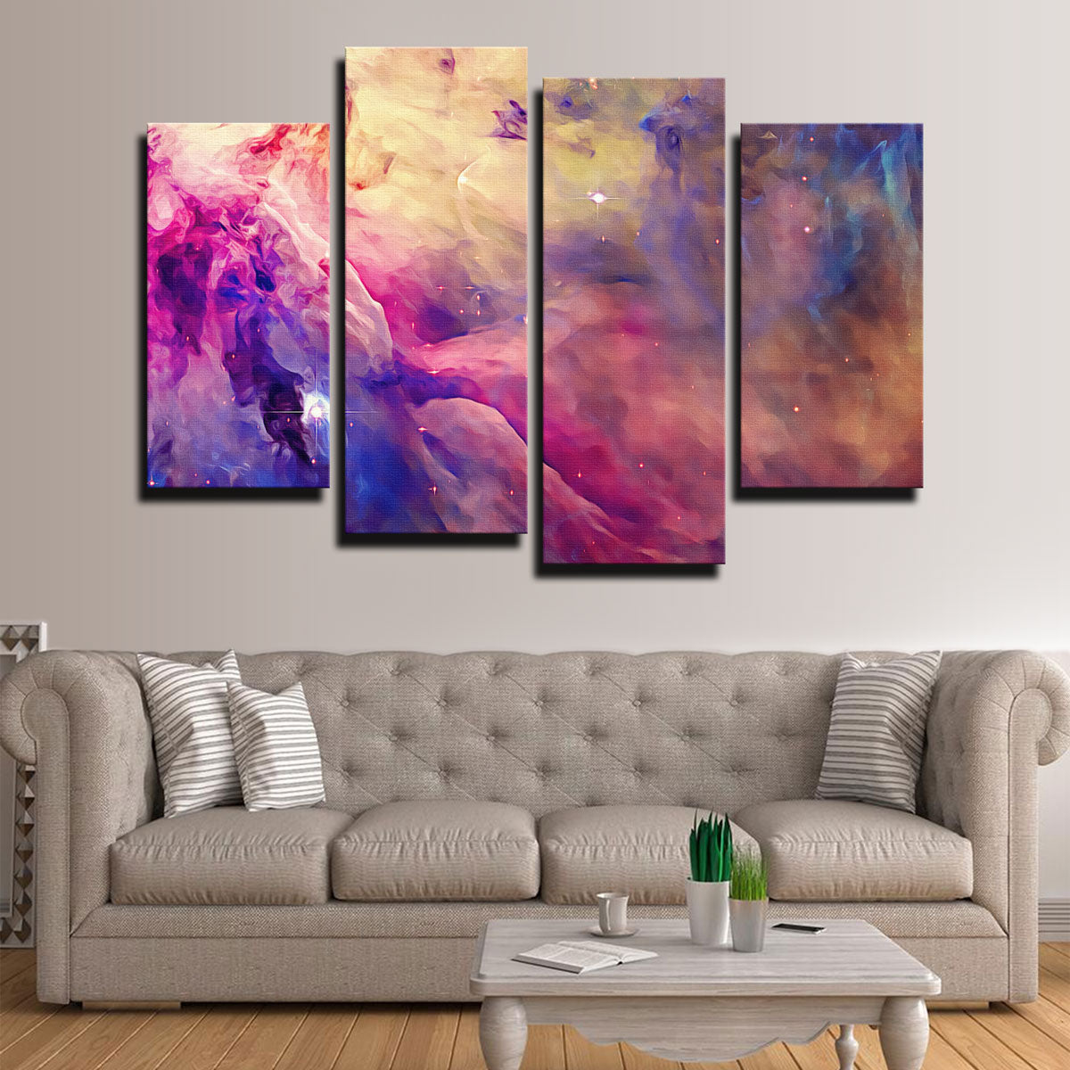 Translucent Cosmic Clouds Wall Art
