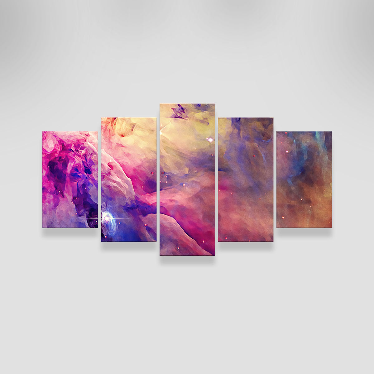 Translucent Cosmic Clouds Wall Art