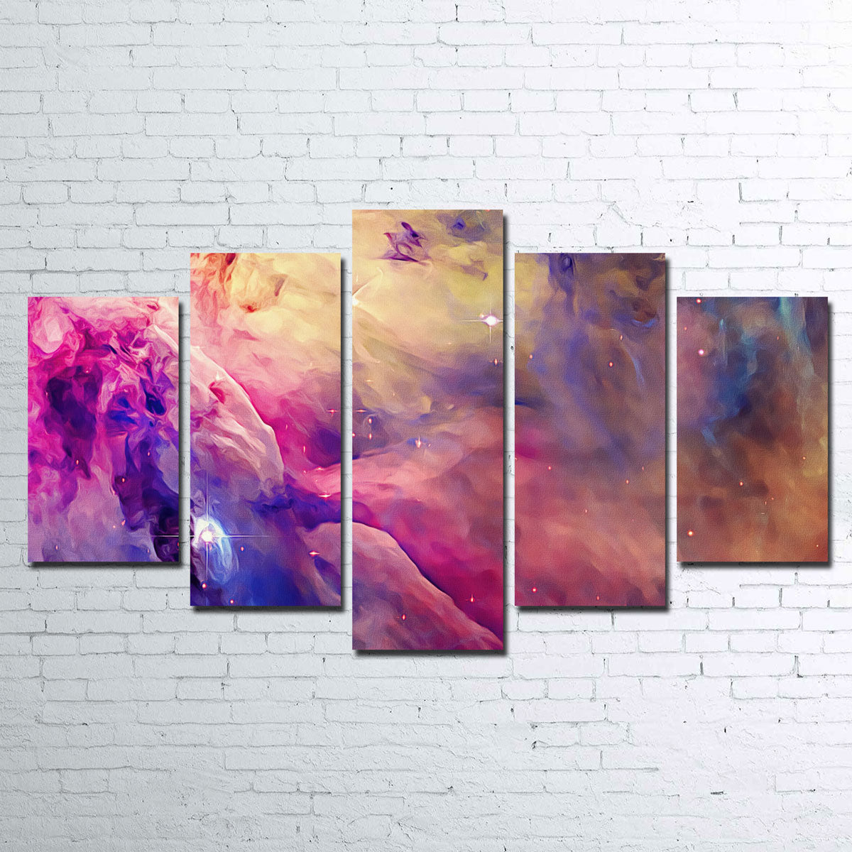 Translucent Cosmic Clouds Wall Art