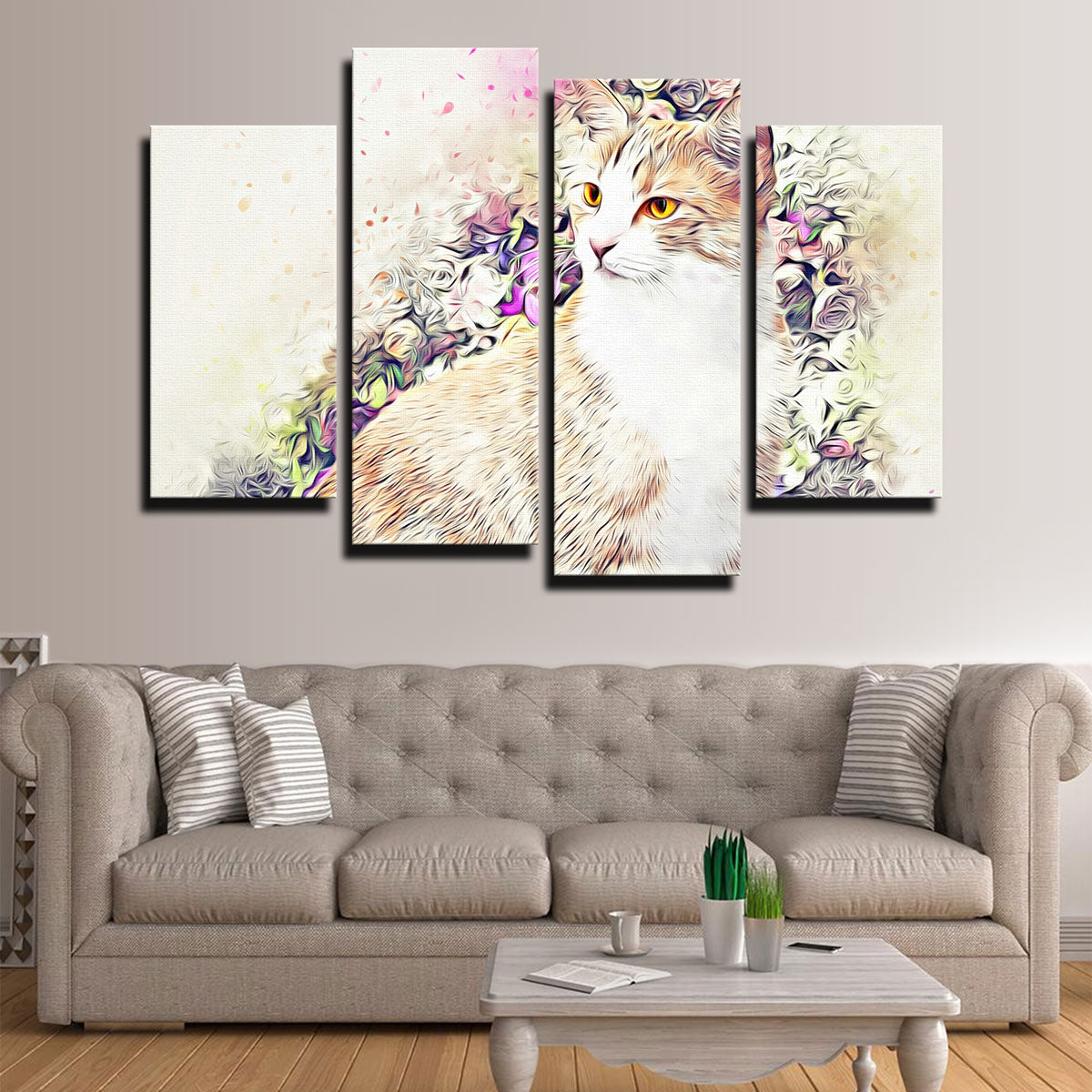 Victorian Cat Wall Art