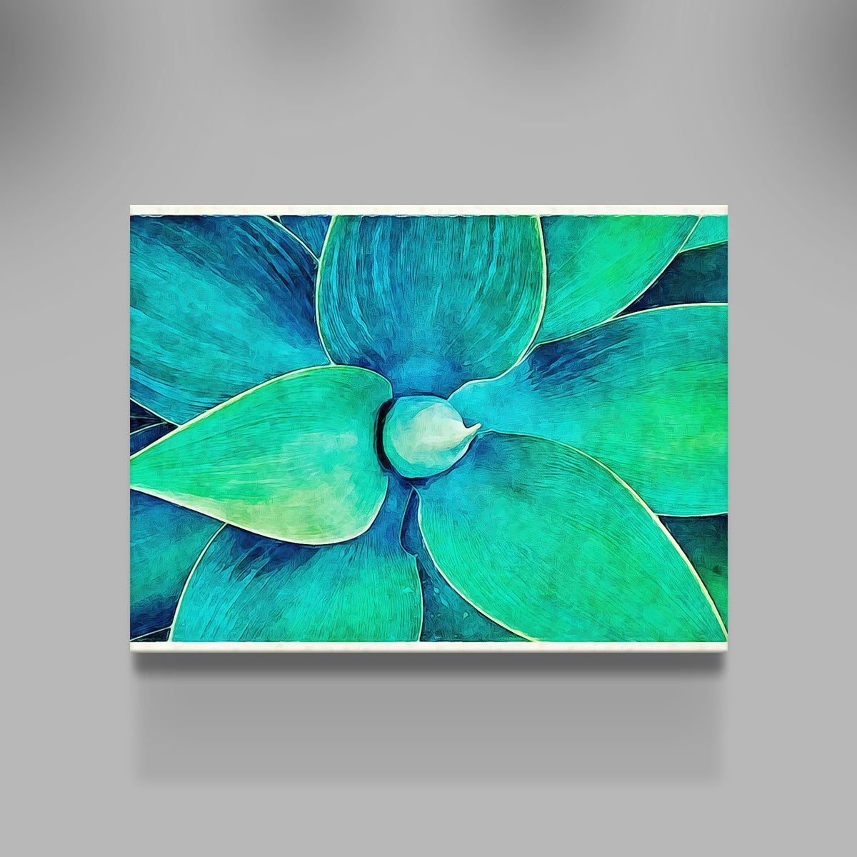 Viridian Starburst 3 Wall Art