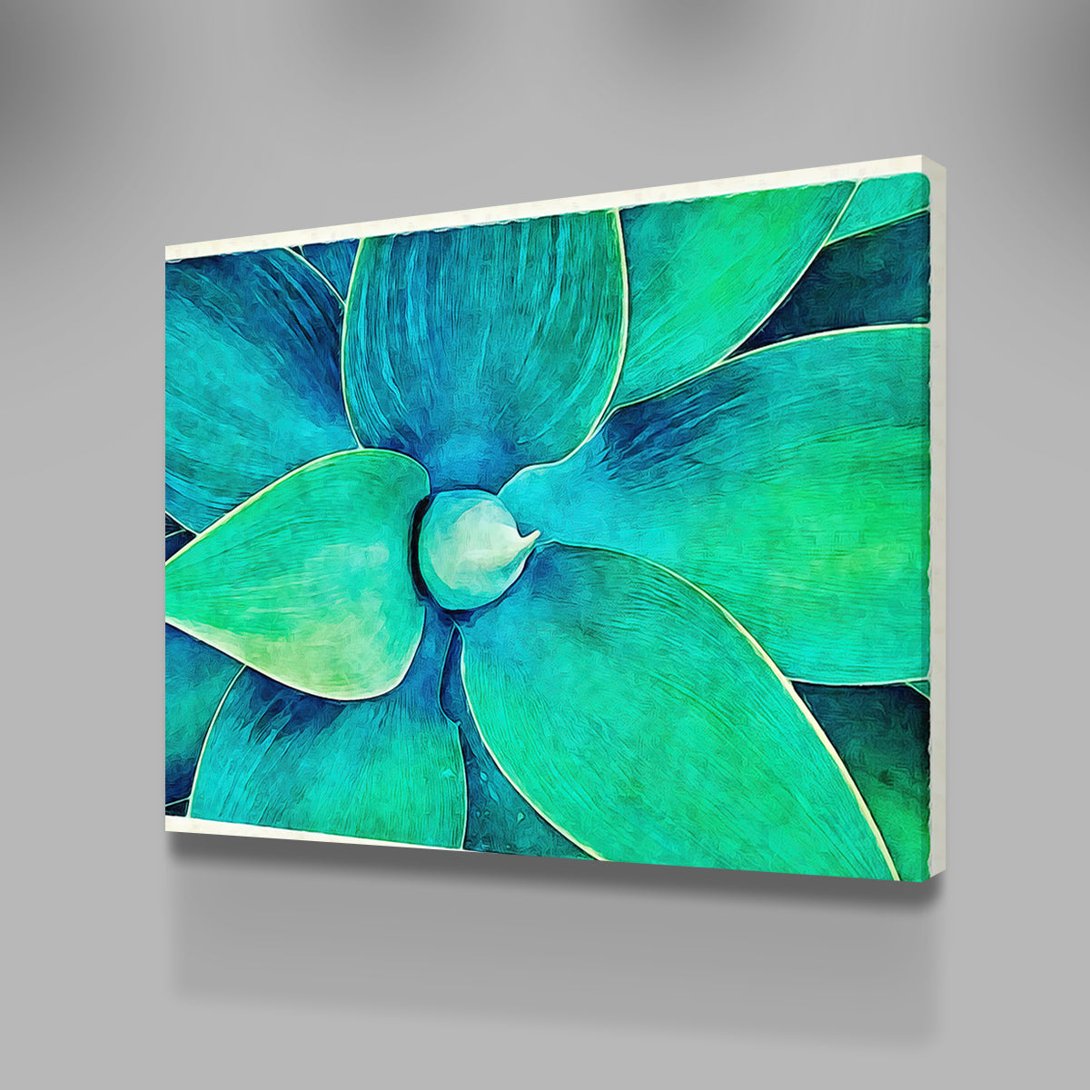 Viridian Starburst 3 Wall Art
