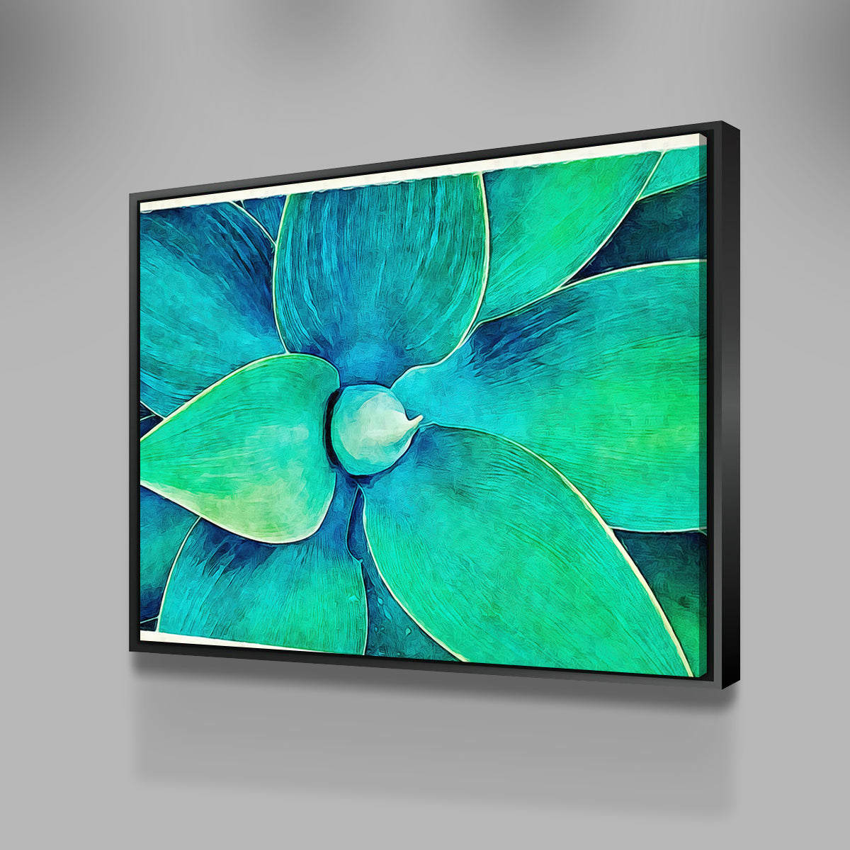 Viridian Starburst 3 Wall Art