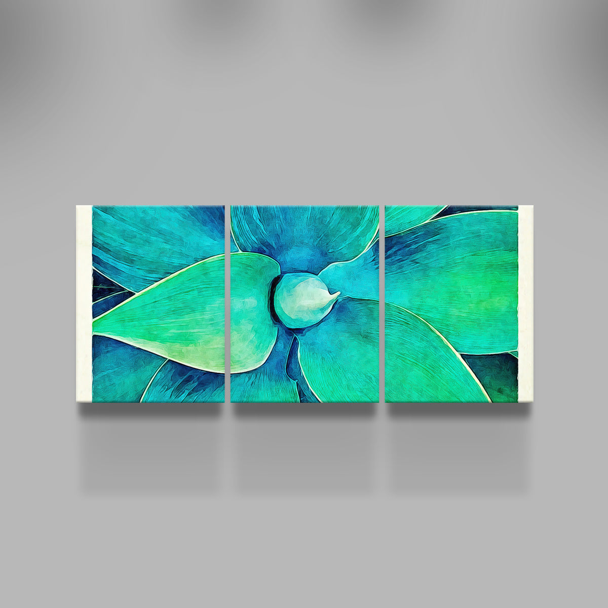 Viridian Starburst 3 Wall Art