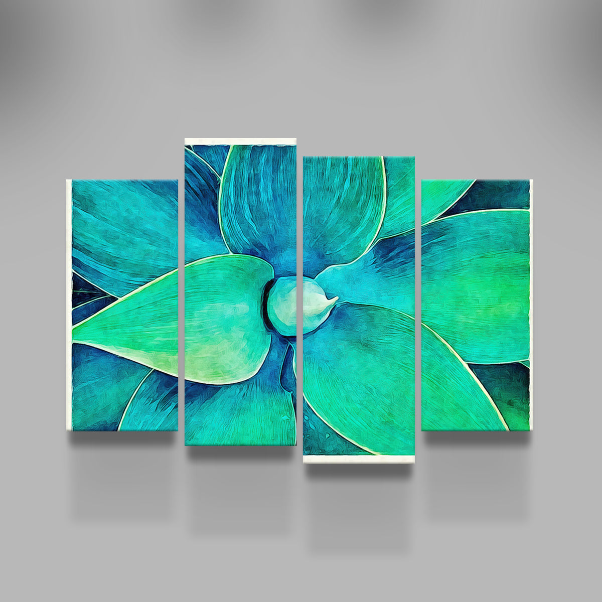 Viridian Starburst 3 Wall Art