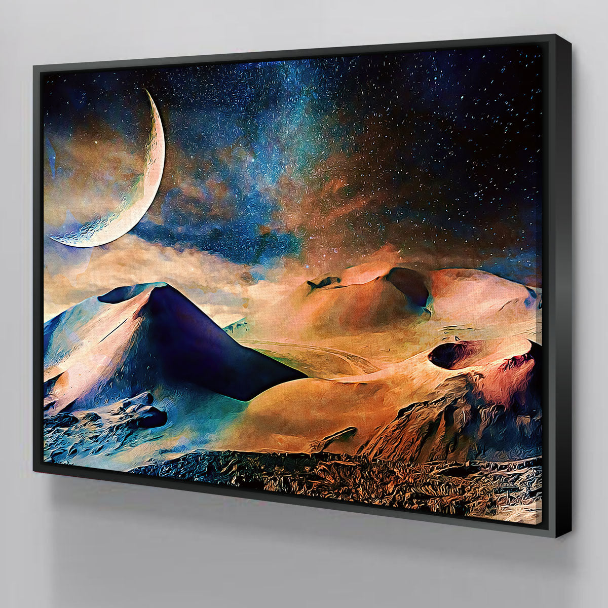 Volcano Planet Wall Art