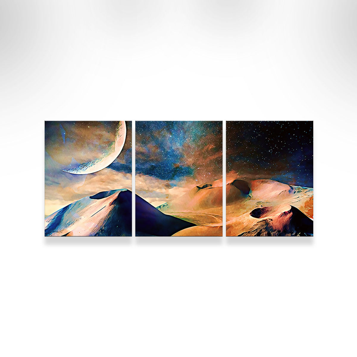 Volcano Planet Wall Art