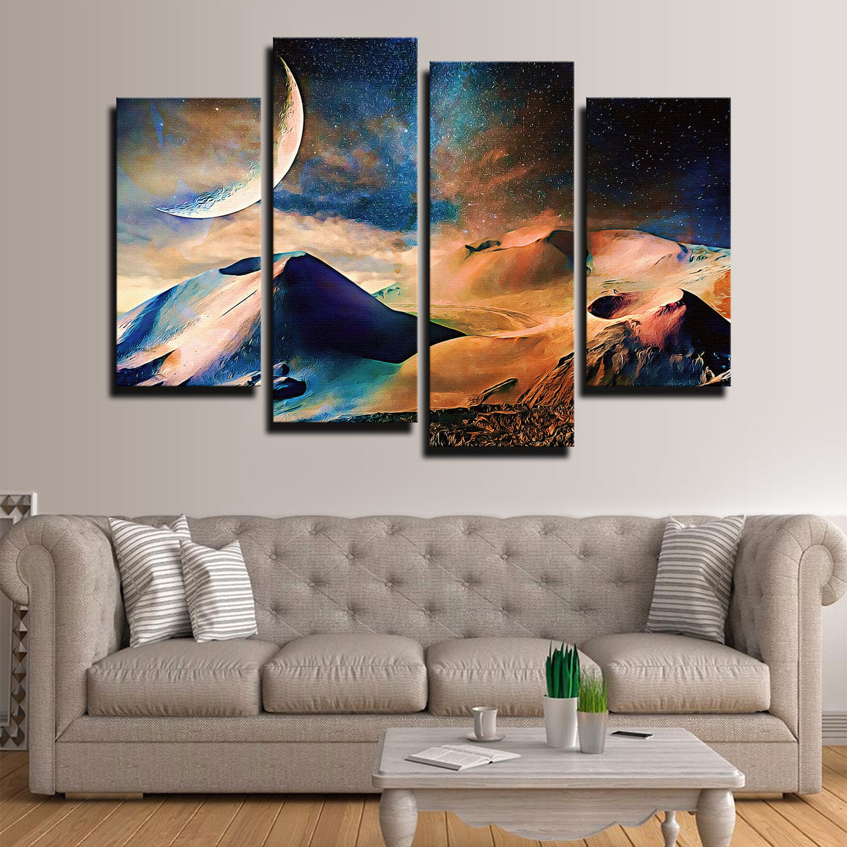 Volcano Planet Wall Art