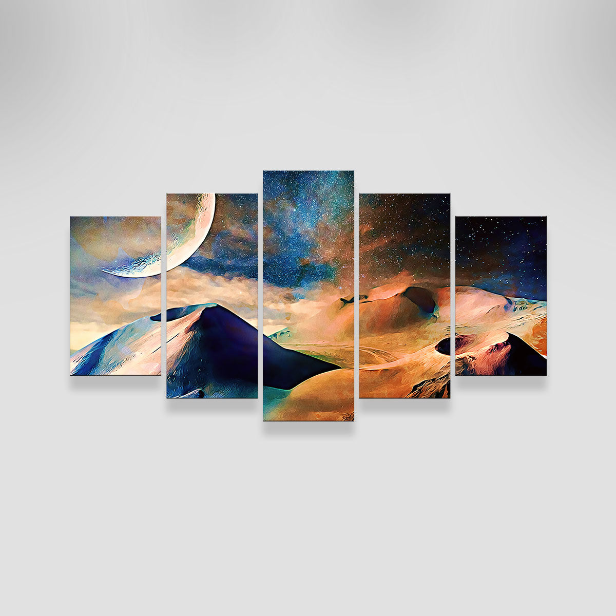 Volcano Planet Wall Art
