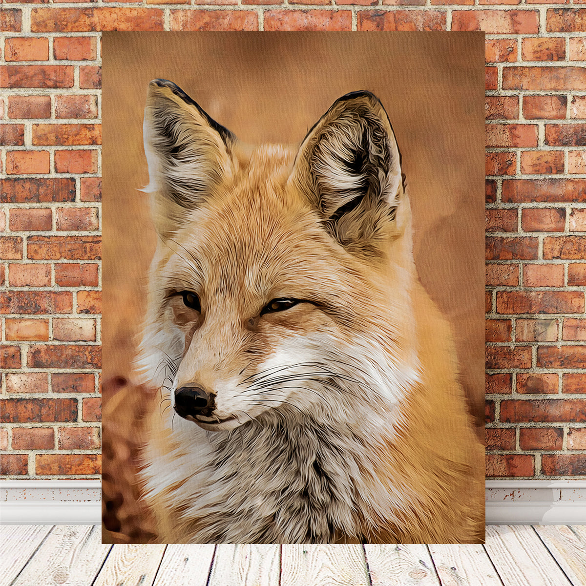 Watchful Fox Wall Art