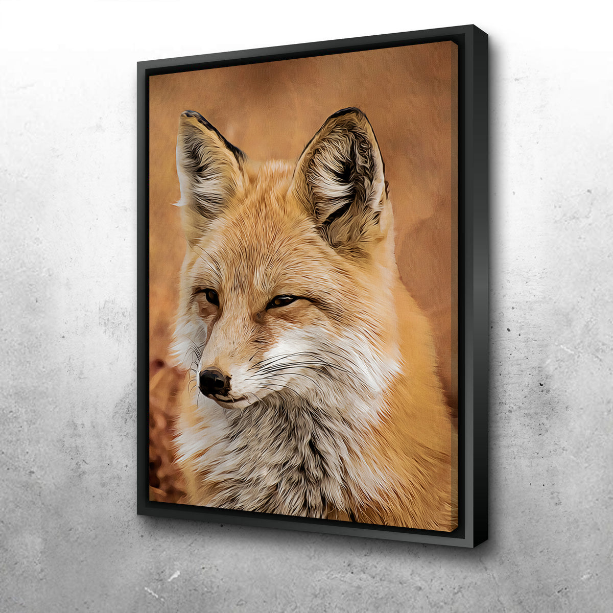 Watchful Fox Wall Art