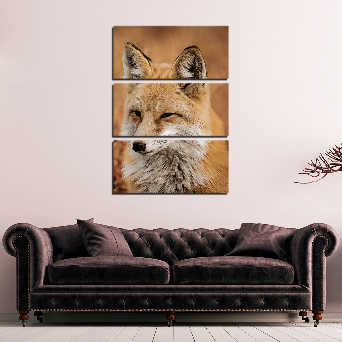 Watchful Fox Wall Art