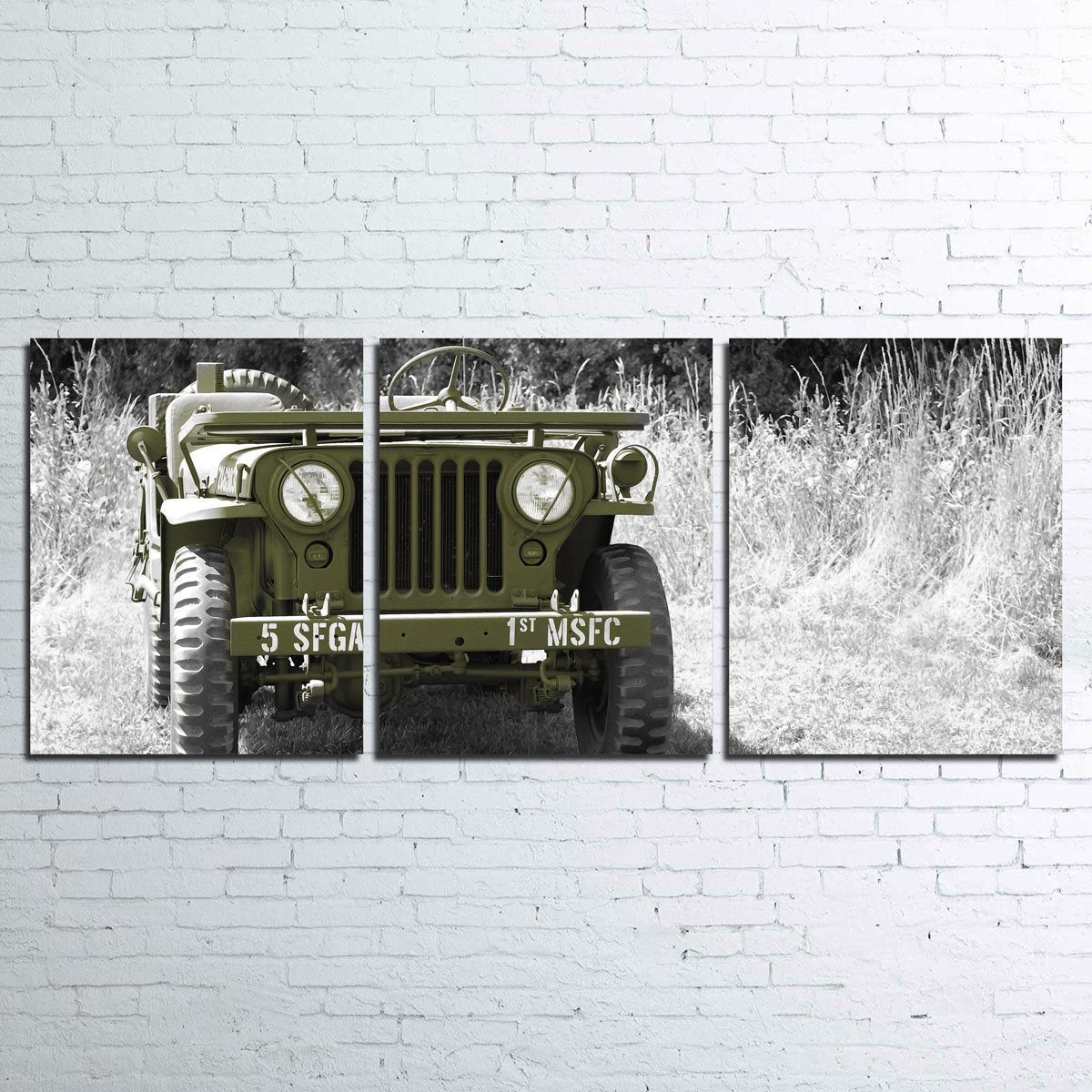 Jeep Willys Military Wall Art