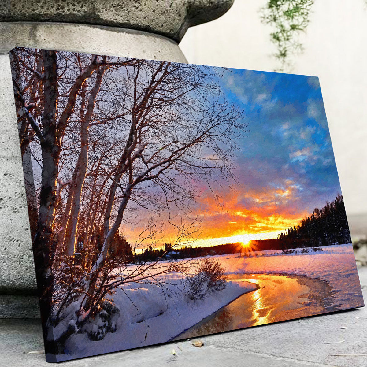 Winter Twilight Wall Art