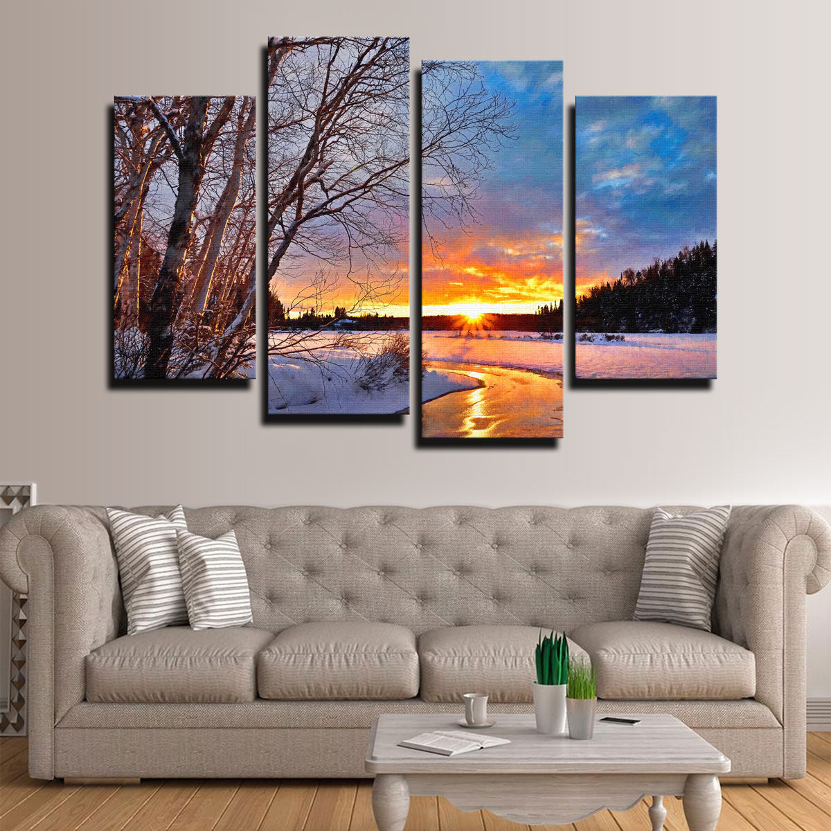 Winter Twilight Wall Art
