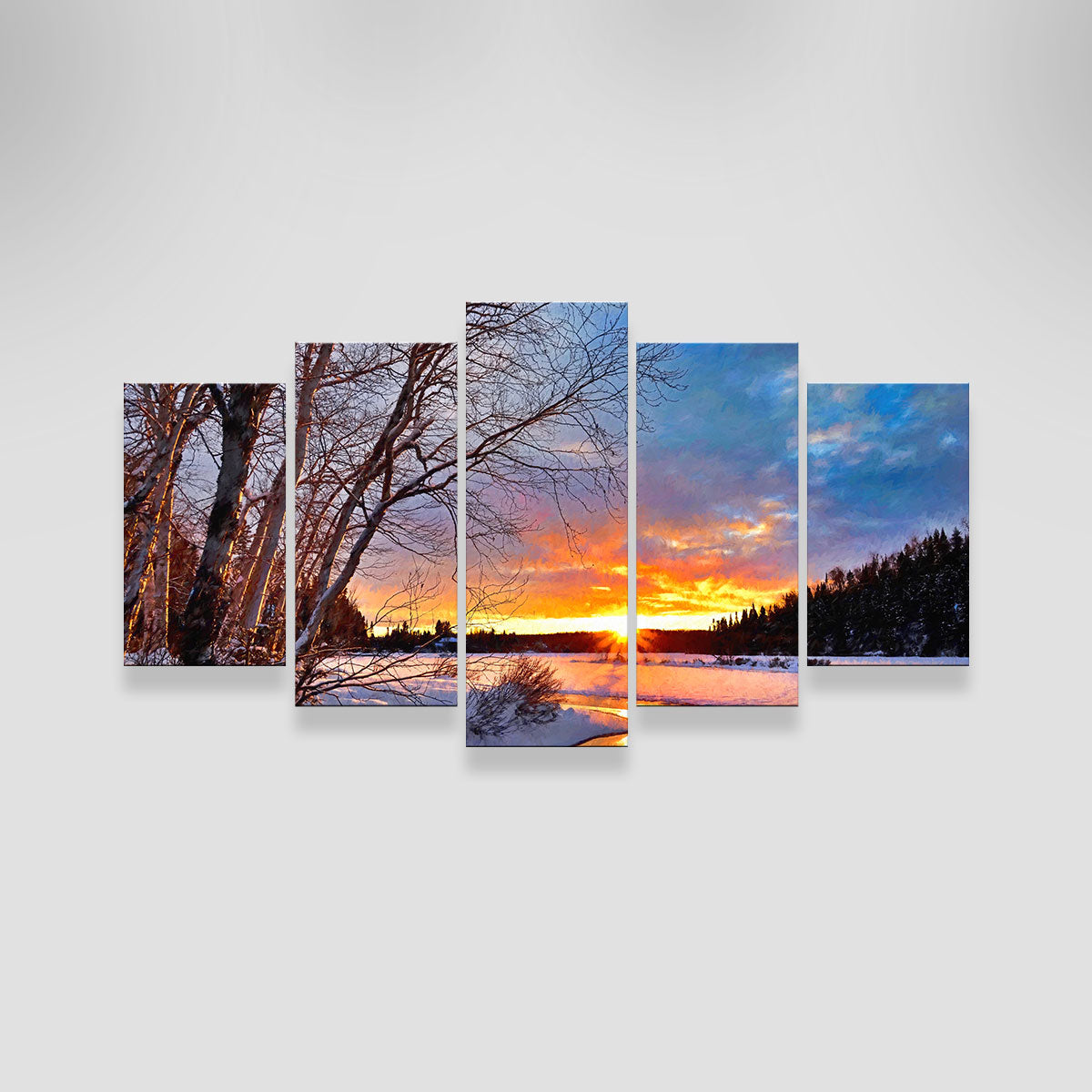 Winter Twilight Wall Art