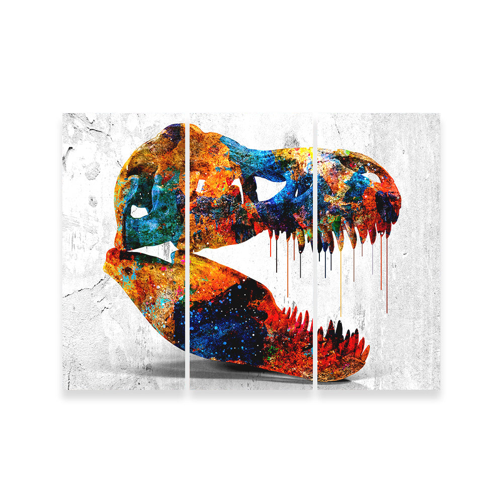 T-Rex Skull Wall Art