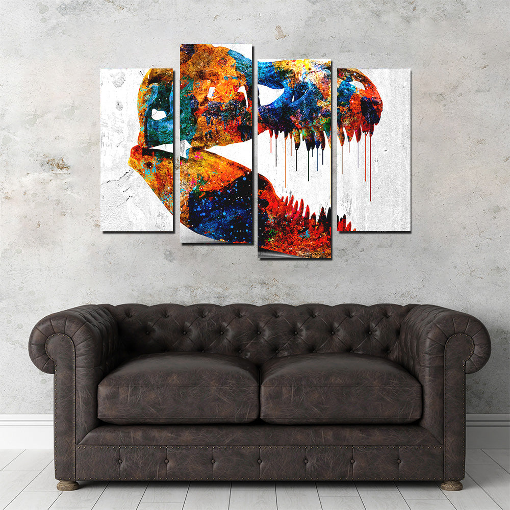 T-Rex Skull Wall Art