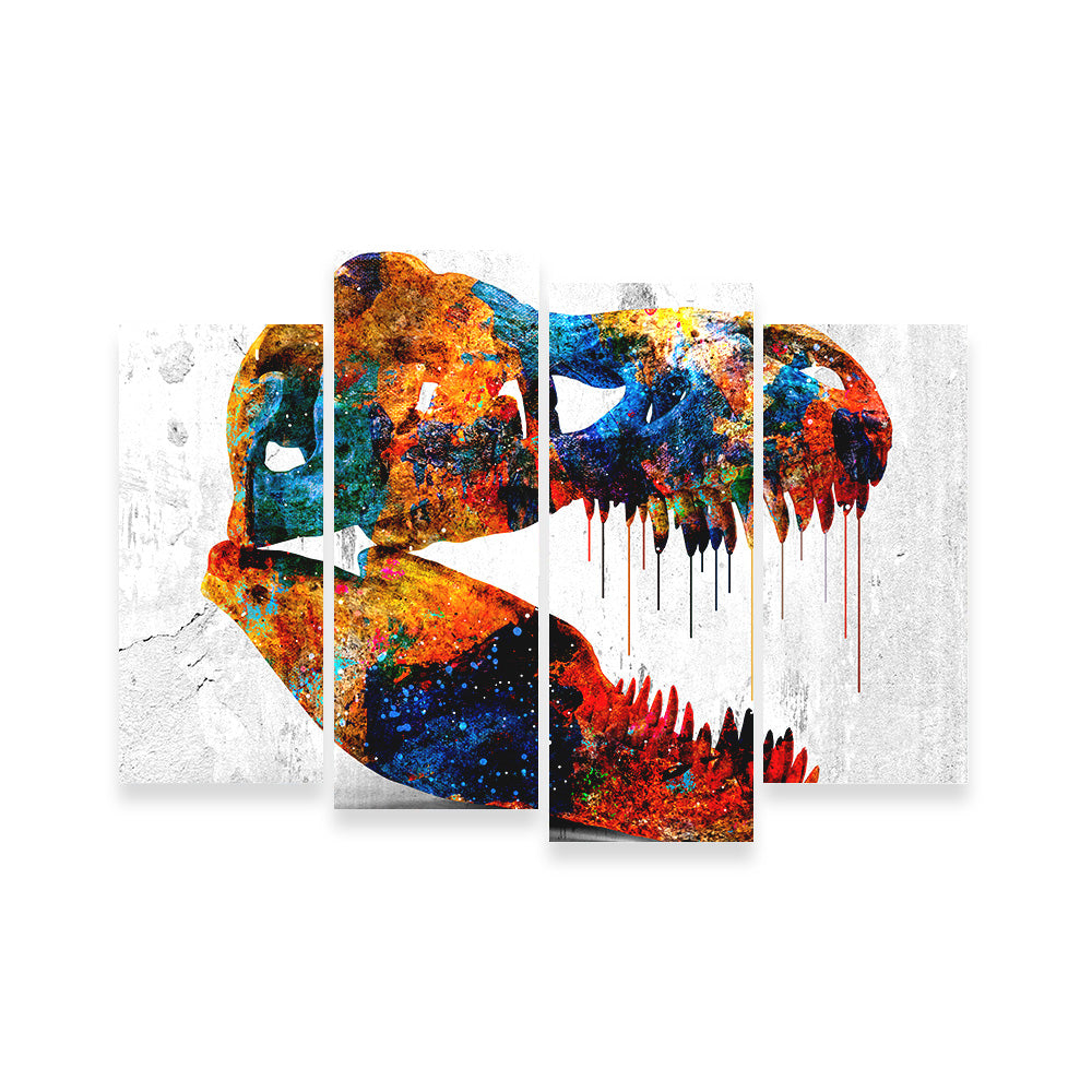 T-Rex Skull Wall Art